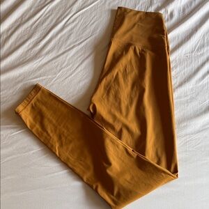 Born Primitive Mustard Brown High-Waist Performance Leggings